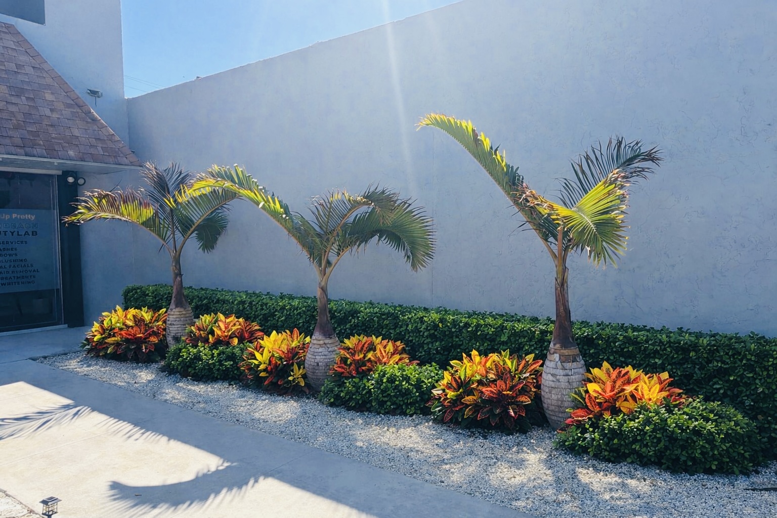 After landscaping